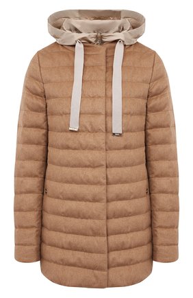 Женская пуховая куртка HERNO бежевого цвета по цене 152000 руб., арт. PI1093D/38087 | Фото 1 Женская пуховая куртка HERNO бежевого цвета, арт. PI1093D/38087 | Фото 1