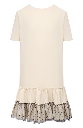 Женское платье REDVALENTINO черно-белого цвета по цене 41450 руб., арт. VR3MJ06L/5QB | Фото 1 Женское платье REDVALENTINO черно-белого цвета, арт. VR3MJ06L/5QB | Фото 1