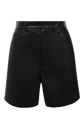 Женские шорты NANUSHKA черного цвета по цене 34750 руб., арт. LEANA_BLACK_VEGAN LEATHER | Фото 1 Женские шорты NANUSHKA черного цвета, арт. LEANA_BLACK_VEGAN LEATHER | Фото 1