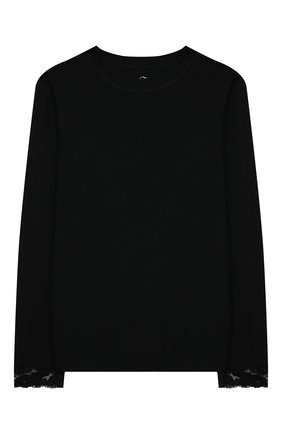 Мужского комплект из лонгслива и брюк WOOL&COTTON черного цвета по цене 7320 руб., арт. BJGFPK | Фото 2 Мужского комплект из лонгслива и брюк WOOL&COTTON черного цвета, арт. BJGFPK | Фото 2