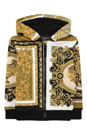Детский хлопковая толстовка VERSACE золотого цвета по цене 23050 руб., арт. 1000335/1A00265 | Фото 1 Детский хлопковая толстовка VERSACE золотого цвета, арт. 1000335/1A00265 | Фото 1