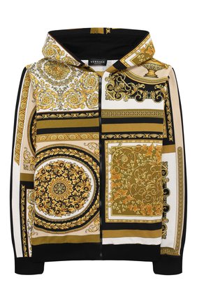 Детский хлопковая толстовка VERSACE разноцветного цвета по цене 28000 руб., арт. 1000342/1A00265/8A-14A | Фото 1 Детский хлопковая толстовка VERSACE разноцветного цвета, арт. 1000342/1A00265/8A-14A | Фото 1