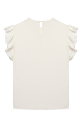 Детский топ DSQUARED2 белого цвета по цене 15350 руб., арт. DQ0095-D005M | Фото 2 Детский топ DSQUARED2 белого цвета, арт. DQ0095-D005M | Фото 2