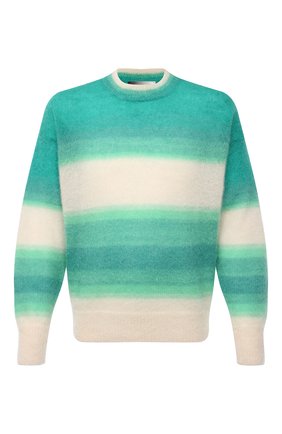 Мужской свитер ISABEL MARANT зеленого цвета по цене 42750 руб., арт. PU1275-21P061H/DRUSSELLH | Фото 1 Мужской свитер ISABEL MARANT зеленого цвета, арт. PU1275-21P061H/DRUSSELLH | Фото 1
