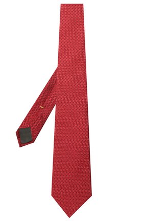 Мужской шелковый галстук CANALI красного цвета по цене 11500 руб., арт. 18/HJ03119 | Фото 2 Мужской шелковый галстук CANALI красного цвета, арт. 18/HJ03119 | Фото 2