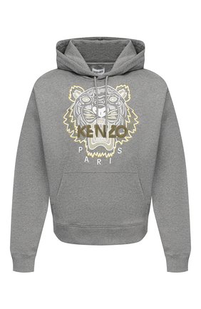 Мужской хлопковое худи KENZO серого цвета по цене 26550 руб., арт. FB55SW3104XA | Фото 1 Мужской хлопковое худи KENZO серого цвета, арт. FB55SW3104XA | Фото 1 (Принт: С принтом; Стили: Гранж; Мужское Кросс-КТ: Худи-одежда; Длина (для топов): Стандартные; Материал внешний: Хлопок; Рукава: Длинные)