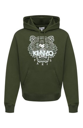 Мужской хлопковое худи KENZO хаки цвета по цене 20500 руб., арт. FB55SW3104XA | Фото 1 Мужской хлопковое худи KENZO хаки цвета, арт. FB55SW3104XA | Фото 1