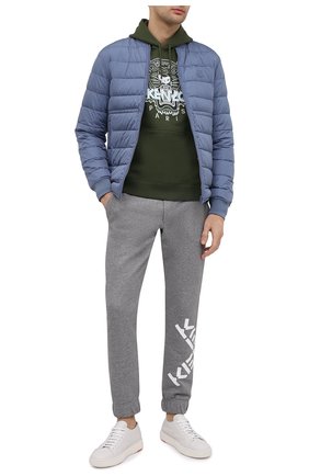 Мужской хлопковое худи KENZO хаки цвета по цене 20500 руб., арт. FB55SW3104XA | Фото 2 Мужской хлопковое худи KENZO хаки цвета, арт. FB55SW3104XA | Фото 2