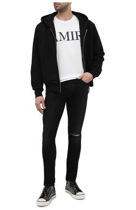 Мужские джинсы AMIRI черного цвета по цене 83950 руб., арт. MDS003-003 | Фото 2 Мужские джинсы AMIRI черного цвета, арт. MDS003-003 | Фото 2