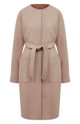 Женское пальто из шерсти и кашемира RALPH LAUREN бежевого цвета по цене 290500 руб., арт. 290815772 | Фото 1 Женское пальто из шерсти и кашемира RALPH LAUREN бежевого цвета, арт. 290815772 | Фото 1