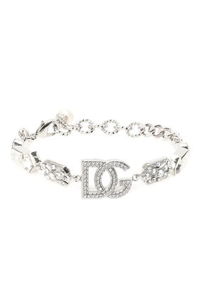 Женский браслет DOLCE & GABBANA серебряного цвета по цене 69950 руб., арт. WBM6P1/W1111 | Фото 1 Женский браслет DOLCE & GABBANA серебряного цвета, арт. WBM6P1/W1111 | Фото 1