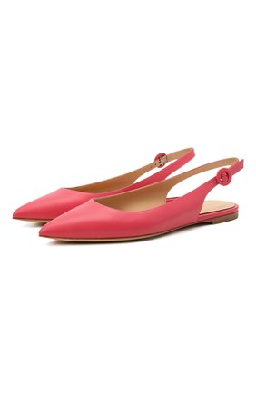 Женские кожаные балетки anna GIANVITO ROSSI розового цвета по цене 52900 руб., арт. G95026.05CU0.VITRUR0 | Фото 1 Женские кожаные балетки anna GIANVITO ROSSI розового цвета, арт. G95026.05CU0.VITRUR0 | Фото 1