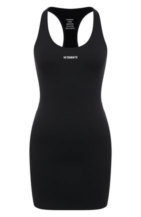 Женское платье VETEMENTS черного цвета по цене 52150 руб., арт. WE51DR650B 2605/BLACK | Фото 1 Женское платье VETEMENTS черного цвета, арт. WE51DR650B 2605/BLACK | Фото 1