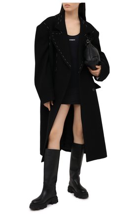 Женское платье VETEMENTS черного цвета по цене 52150 руб., арт. WE51DR650B 2605/BLACK | Фото 2 Женское платье VETEMENTS черного цвета, арт. WE51DR650B 2605/BLACK | Фото 2