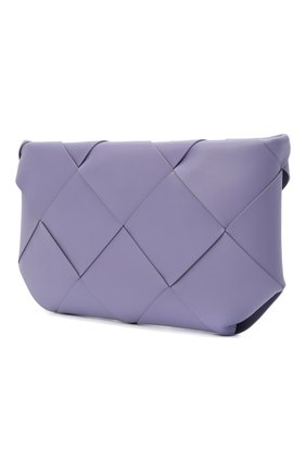 Женская кожаная косметичка BOTTEGA VENETA сиреневого цвета по цене 115500 руб., арт. 577771/VMAY4 | Фото 2 Женская кожаная косметичка BOTTEGA VENETA сиреневого цвета, арт. 577771/VMAY4 | Фото 2