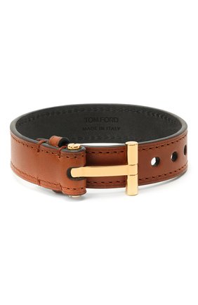 Мужской кожаный браслет TOM FORD светло-коричневого цвета по цене 37200 руб., арт. JM0002T-CALBR | Фото 1 Мужской кожаный браслет TOM FORD светло-коричневого цвета, арт. JM0002T-CALBR | Фото 1