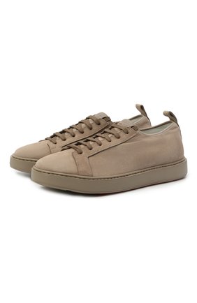 Мужские замшевые кеды SANTONI темно-бежевого цвета по цене 38000 руб., арт. MBCD21444TARGT0TE55 | Фото 1 Мужские замшевые кеды SANTONI темно-бежевого цвета, арт. MBCD21444TARGT0TE55 | Фото 1 (Материал внутренний: Текстиль, Натуральная кожа; Подошва: Массивная; Материал внешний: Замша)
