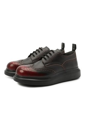 Мужские кожаные дерби ALEXANDER MCQUEEN черного цвета по цене 59450 руб., арт. 586200/WHRQ4 | Фото 1 Мужские кожаные дерби ALEXANDER MCQUEEN черного цвета, арт. 586200/WHRQ4 | Фото 1 (Мужское Кросс-КТ: Броги-обувь; Стили: Классический; Материал внутренний: Натуральная кожа)