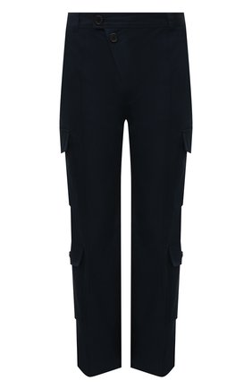 Мужские хлопковые брюки-карго KENZO темно-синего цвета по цене 47850 руб., арт. FB55PA3349CT | Фото 1 Мужские хлопковые брюки-карго KENZO темно-синего цвета, арт. FB55PA3349CT | Фото 1 (Силуэт М (брюки): Карго; Случай: Повседневный; Длина (брюки, джинсы): Стандартные; Материал внешний: Хлопок; Стили: Гранж)