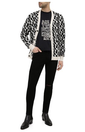 Мужские джинсы AMIRI черного цвета по цене 83950 руб., арт. MDS002-001 | Фото 2 Мужские джинсы AMIRI черного цвета, арт. MDS002-001 | Фото 2