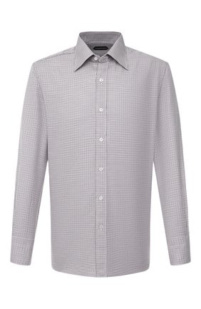 Мужская хлопковая сорочка TOM FORD коричневого цвета по цене 57250 руб., арт. 9FT662/94C1JE | Фото 1 Мужская хлопковая сорочка TOM FORD коричневого цвета, арт. 9FT662/94C1JE | Фото 1 (Манжеты: На пуговицах; Воротник: Кент; Случай: Формальный; Рукава: Длинные; Длина (для топов): Стандартные; Принт: Клетка; Материал внешний: Хлопок; Рубашки М: Regular Fit; Стили: Классический; Региональные ограничения белый список (Axapta Mercury): RU)