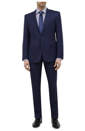 Мужская хлопковая сорочка TOM FORD синего цвета по цене 44650 руб., арт. 9FT660/94C1JE | Фото 2 Мужская хлопковая сорочка TOM FORD синего цвета, арт. 9FT660/94C1JE | Фото 2 (Рукава: Длинные; Стили: Классический; Рубашки М: Regular Fit; Случай: Формальный; Длина (для топов): Стандартные; Воротник: Кент; Материал внешний: Хлопок; Принт: Клетка; Манжеты: На пуговицах)