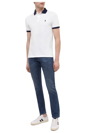 Мужское хлопковое поло POLO RALPH LAUREN белого цвета по цене 12100 руб., арт. 710823421 | Фото 2 Мужское хлопковое поло POLO RALPH LAUREN белого цвета, арт. 710823421 | Фото 2