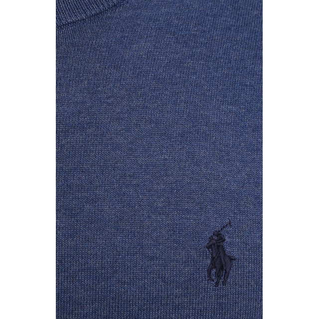 Хлопковый джемпер Polo Ralph Lauren 710744679, цвет синий, размер 54 - фото 5