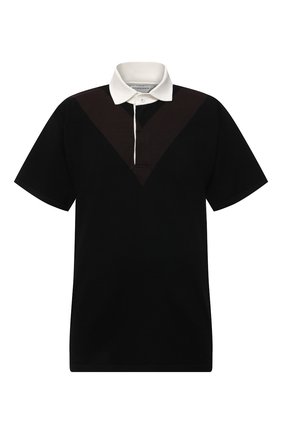Мужское хлопковое поло BOTTEGA VENETA черного цвета по цене 89950 руб., арт. 648838/V0C30 | Фото 1 Мужское хлопковое поло BOTTEGA VENETA черного цвета, арт. 648838/V0C30 | Фото 1