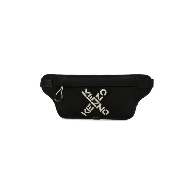 Текстильная поясная сумка Kenzo Sport Kenzo FB55SA225F21, цвет чёрный, размер NS