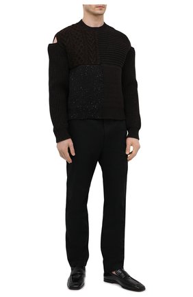 Мужские кожаные лоферы BOTTEGA VENETA черного цвета по цене 78700 руб., арт. 651350/V0G80 | Фото 2 Мужские кожаные лоферы BOTTEGA VENETA черного цвета, арт. 651350/V0G80 | Фото 2