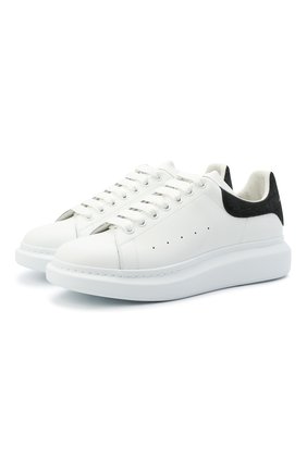 Мужские кожаные кеды ALEXANDER MCQUEEN черного цвета по цене 41650 руб., арт. 625162/WHZ4K | Фото 1 Мужские кожаные кеды ALEXANDER MCQUEEN черного цвета, арт. 625162/WHZ4K | Фото 1