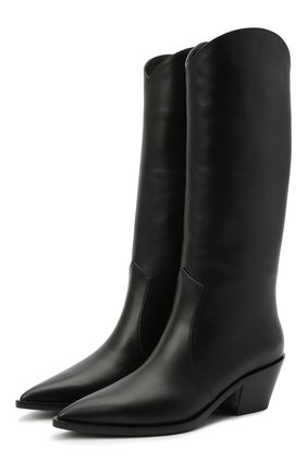 Женские кожаные сапоги GIANVITO ROSSI черного цвета по цене 114500 руб., арт. G73329.45CU0.CLNNER0 | Фото 1 Женские кожаные сапоги GIANVITO ROSSI черного цвета, арт. G73329.45CU0.CLNNER0 | Фото 1