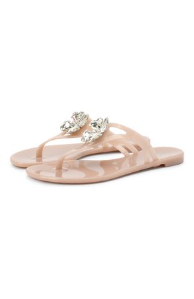Женские шлепанцы jelly CASADEI бежевого цвета по цене 17900 руб., арт. 2Y232S0101BEACH3401 | Фото 1 Женские шлепанцы jelly CASADEI бежевого цвета, арт. 2Y232S0101BEACH3401 | Фото 1