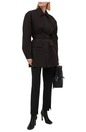 Женские кожаные ботильоны OFF-WHITE черного цвета по цене 93600 руб., арт. 0WIA248E20LEA0011000 | Фото 2 Женские кожаные ботильоны OFF-WHITE черного цвета, арт. 0WIA248E20LEA0011000 | Фото 2