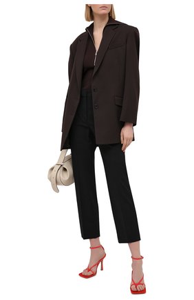 Женские кожаные босоножки the stretch BOTTEGA VENETA красного цвета по цене 63500 руб., арт. 651382/VBSF0 | Фото 2 Женские кожаные босоножки the stretch BOTTEGA VENETA красного цвета, арт. 651382/VBSF0 | Фото 2