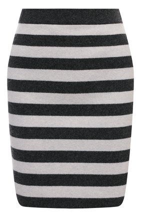 Женская шерстяная юбка KENZO черно-белого цвета, арт. FB52JU5403AE | Фото 1 (Стили: Кэжуэл; Длина Ж (юбки, платья, шорты): Мини; Материал внешний: Шерсть; Женское Кросс-КТ: Юбка-карандаш, Юбка-одежда; Региональные ограничения белый список (Axapta Mercury): RU)