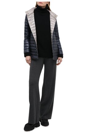 Женская пуховая куртка HERNO темно-синего цвета по цене 52400 руб., арт. PI1234D/12017 | Фото 2 Женская пуховая куртка HERNO темно-синего цвета, арт. PI1234D/12017 | Фото 2
