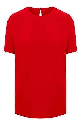Женский шелковый топ VALENTINO красного цвета по цене 83900 руб., арт. VB3AE5H51MM | Фото 1 Женский шелковый топ VALENTINO красного цвета, арт. VB3AE5H51MM | Фото 1
