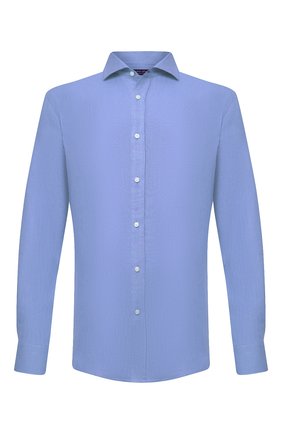Мужская льняная рубашка RALPH LAUREN синего цвета по цене 44550 руб., арт. 790587253 | Фото 1 Мужская льняная рубашка RALPH LAUREN синего цвета, арт. 790587253 | Фото 1