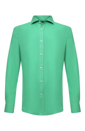 Мужская льняная рубашка RALPH LAUREN зеленого цвета по цене 39950 руб., арт. 790826540 | Фото 1 Мужская льняная рубашка RALPH LAUREN зеленого цвета, арт. 790826540 | Фото 1 (Стили: Кэжуэл; Материал внешний: Лен; Манжеты: На пуговицах; Принт: Однотонные; Случай: Повседневный; Рубашки М: Regular Fit; Воротник: Акула; Рукава: Длинные; Длина (для топов): Стандартные)