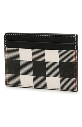 Мужской футляр для кредитных карт BURBERRY черно-белого цвета по цене 17400 руб., арт. 8036672 | Фото 2 Мужской футляр для кредитных карт BURBERRY черно-белого цвета, арт. 8036672 | Фото 2
