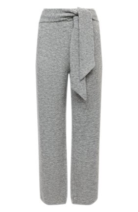 Женские брюки NANUSHKA серого цвета по цене 34750 руб., арт. NEA_HEATHER GREY_FLUFFY KNIT | Фото 1 Женские брюки NANUSHKA серого цвета, арт. NEA_HEATHER GREY_FLUFFY KNIT | Фото 1