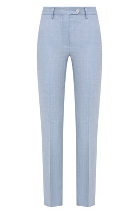 Женские брюки KITON голубого цвета по цене 99300 руб., арт. D49109K09T23 | Фото 1 Женские брюки KITON голубого цвета, арт. D49109K09T23 | Фото 1 (Материал внешний: Шерсть, Шелк; Длина (брюки, джинсы): Стандартные; Женское Кросс-КТ: Брюки-одежда; Силуэт Ж (брюки и джинсы): Прямые; Стили: Кэжуэл; Региональные ограничения белый список (Axapta Mercury): RU)