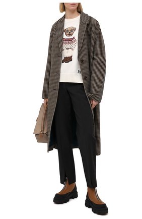 Женский хлопковый свитер POLO RALPH LAUREN кремвого цвета по цене 29250 руб., арт. 211827358 | Фото 2 Женский хлопковый свитер POLO RALPH LAUREN кремвого цвета, арт. 211827358 | Фото 2
