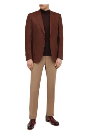 Мужские кожаные оксфорды SANTONI бордового цвета по цене 78050 руб., арт. MCCR16229MC1HVVDQ52 | Фото 2 Мужские кожаные оксфорды SANTONI бордового цвета, арт. MCCR16229MC1HVVDQ52 | Фото 2 (Материал внутренний: Натуральная кожа; Стили: Классический)