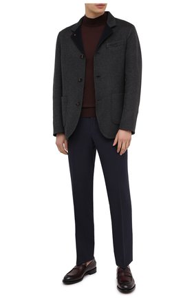 Мужские кожаные лоферы firenze ZEGNA COUTURE бордового цвета по цене 84200 руб., арт. A4505X-LHBEP | Фото 2 Мужские кожаные лоферы firenze ZEGNA COUTURE бордового цвета, арт. A4505X-LHBEP | Фото 2