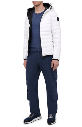 Мужские комбинированные кроссовки piuma Z ZEGNA синего цвета по цене 33650 руб., арт. A4921X-LHCB0 | Фото 2 Мужские комбинированные кроссовки piuma Z ZEGNA синего цвета, арт. A4921X-LHCB0 | Фото 2 (Подошва: Массивная; Материал внутренний: Текстиль; Материал внешний: Текстиль; Стили: Спорт)