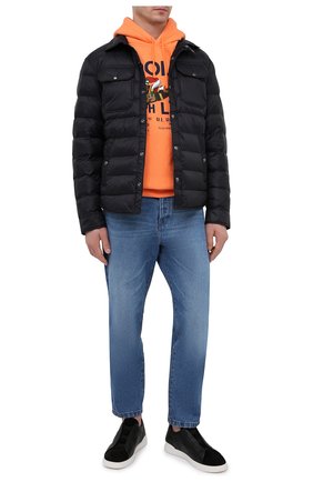 Мужские кожаные кеды triple stitch ZEGNA COUTURE черного цвета по цене 58250 руб., арт. A4667X-LHRHS | Фото 2 Мужские кожаные кеды triple stitch ZEGNA COUTURE черного цвета, арт. A4667X-LHRHS | Фото 2