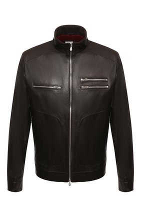 Мужская кожаная куртка BRUNELLO CUCINELLI темно-коричневого цвета по цене 448000 руб., арт. MPSAT1817 | Фото 1 Мужская кожаная куртка BRUNELLO CUCINELLI темно-коричневого цвета, арт. MPSAT1817 | Фото 1